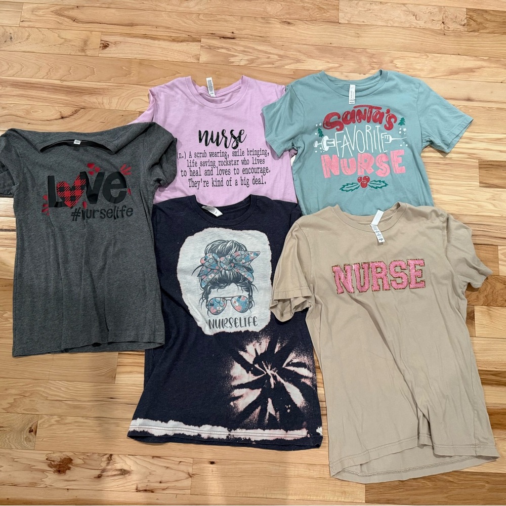 Assorted Nurse Graphic T-Shirts